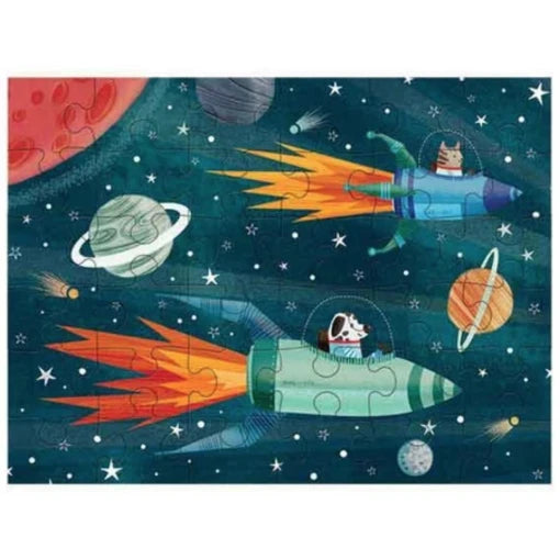 “Space” – Puzzle of 36 pieces in a fabric bag