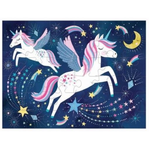 Unicorn Puzzle in Fabric Travel Bag