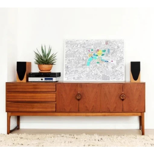 Giant poster for painting “London”