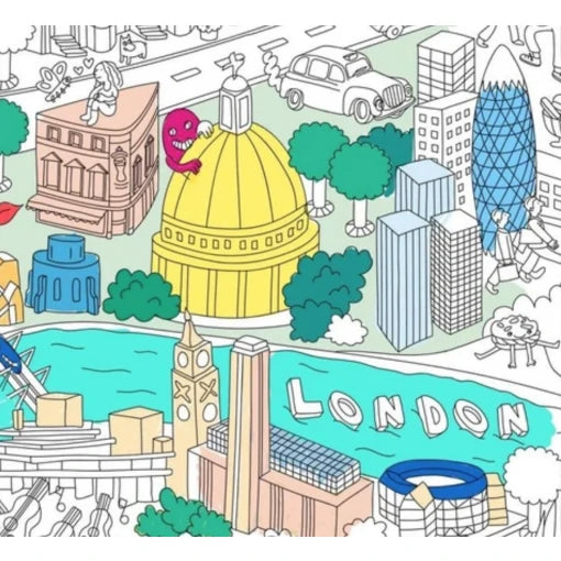 Giant poster for painting “London”