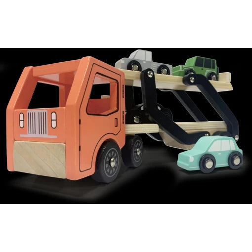 Wooden Truck With Cars