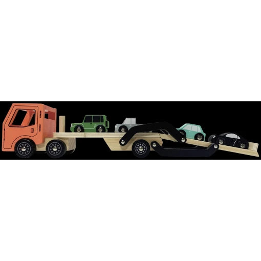 Wooden Truck With Cars