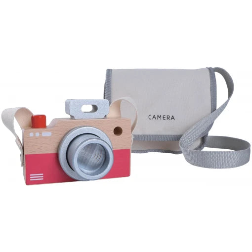Wooden Camera and Bag set