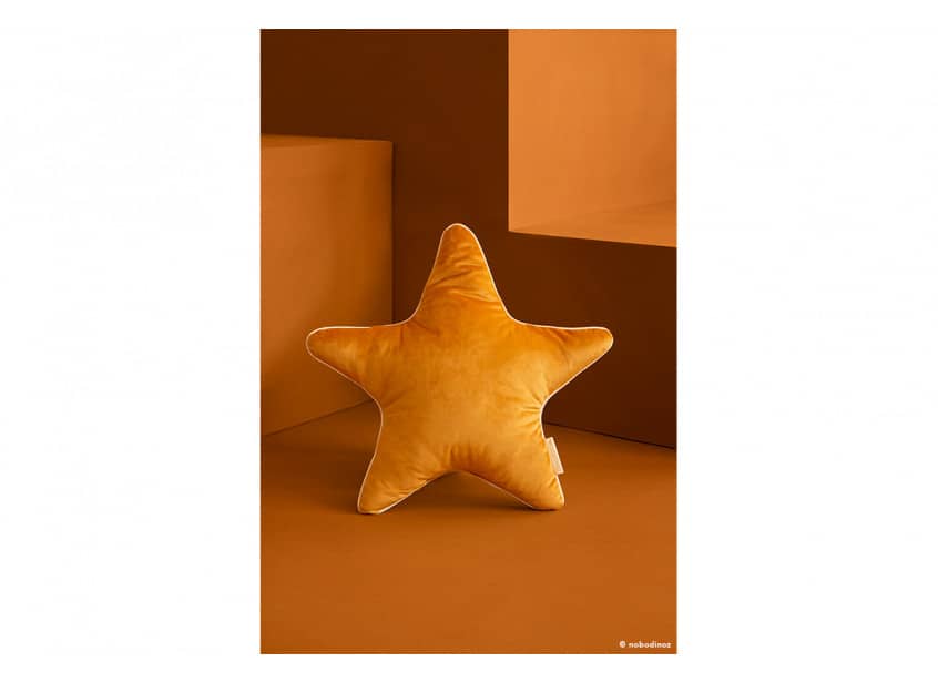 Aristote cushion • velvet farniente yellow