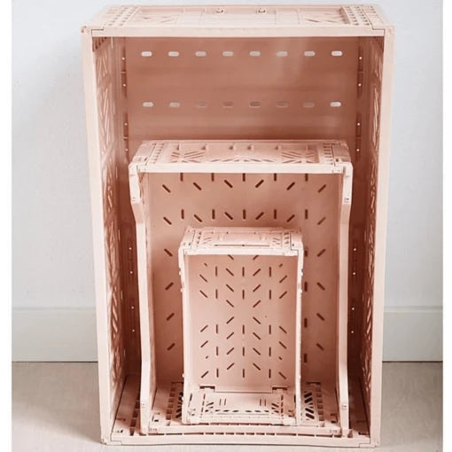 Maxi Folding Crate – Pale Blue