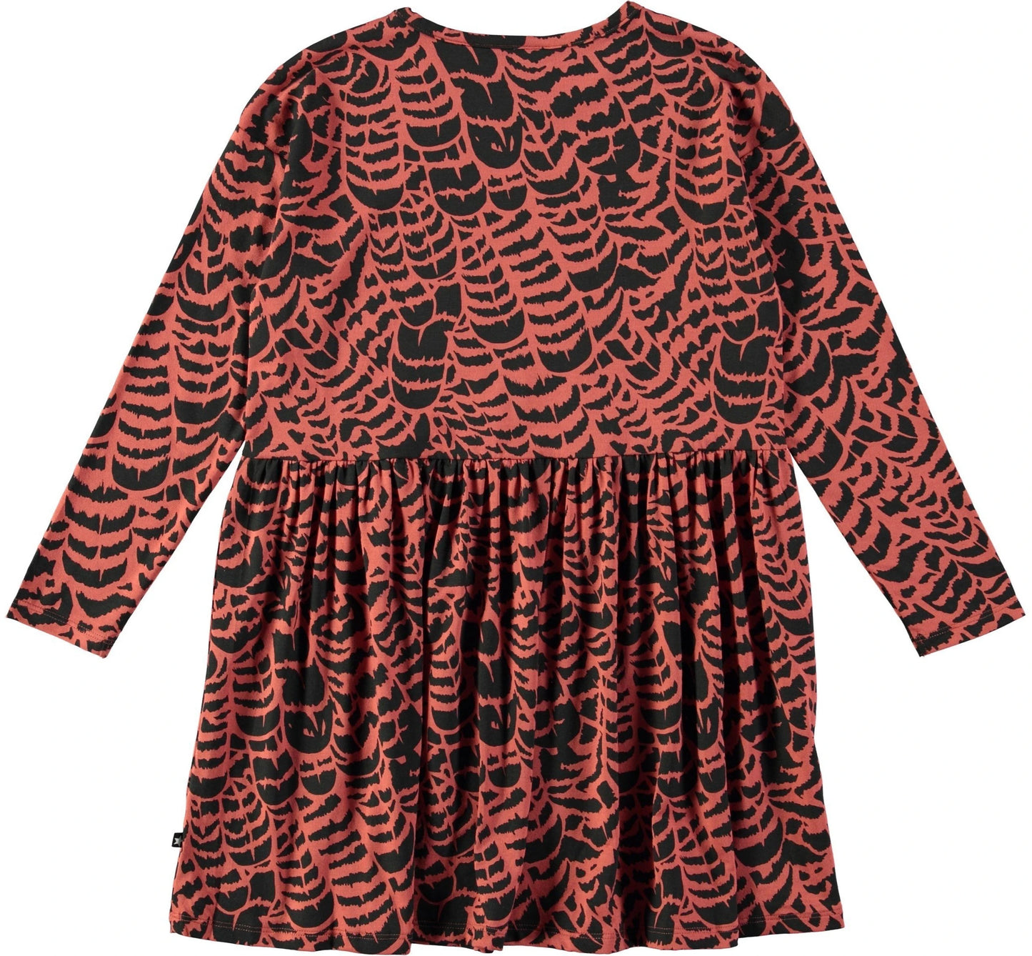 Carly graphic feather dress