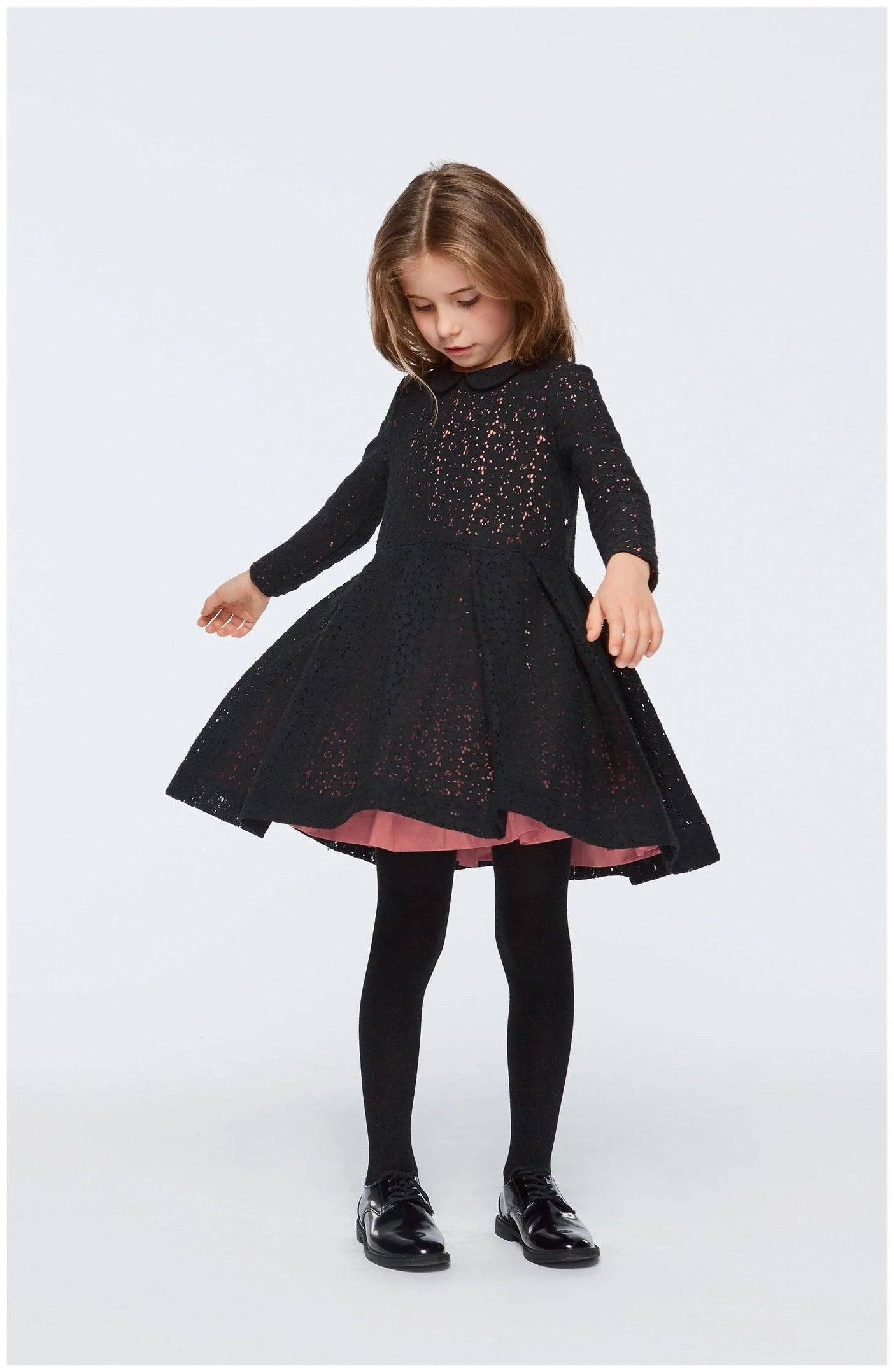 Cici Black lace dress