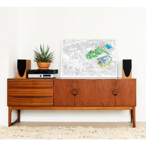 Coloring Poster – FOOTBALL