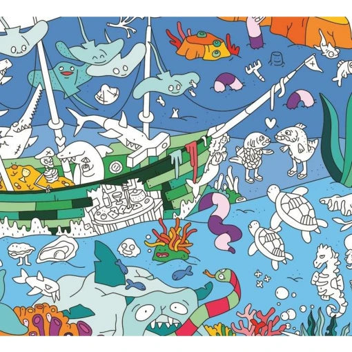 Coloring Poster – OCEAN