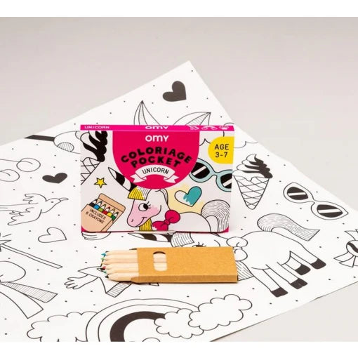 Colouring Pocket – Unicorn