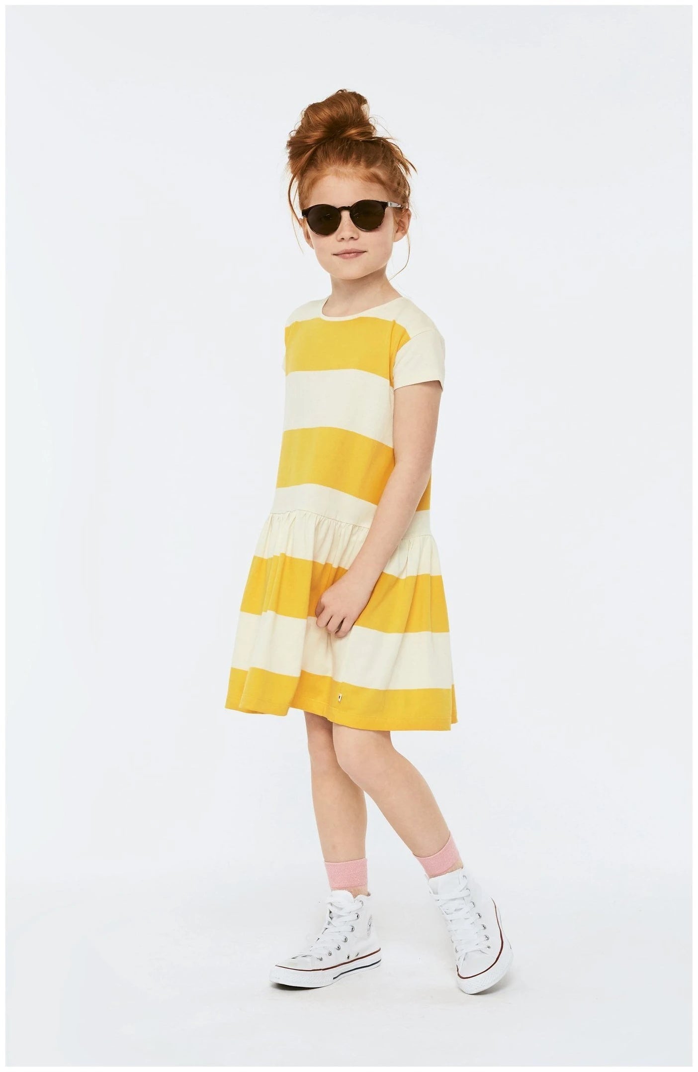 Cressida sunrise stripe Dress 7-8yrs