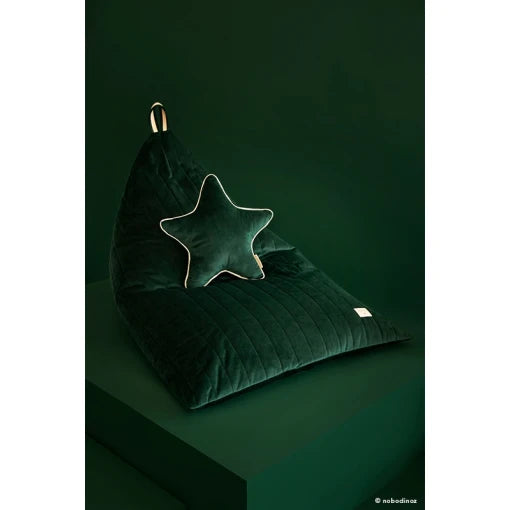 Essaouira kid beanbag • velvet jungle green