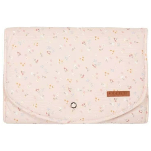 Changing pad little pink flowers