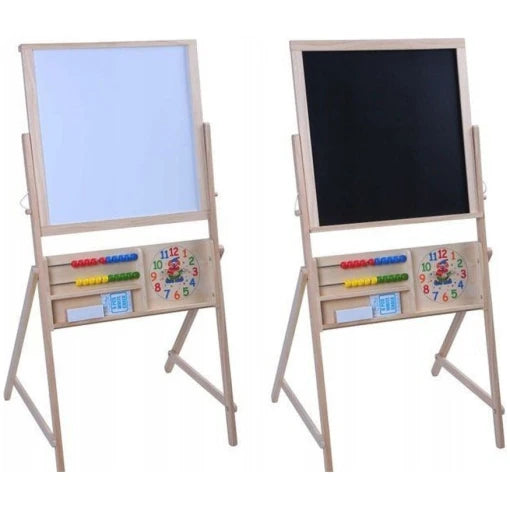 Double Sided Wooden Easel / blackboard