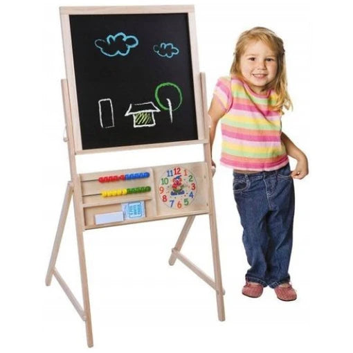Double Sided Wooden Easel / blackboard
