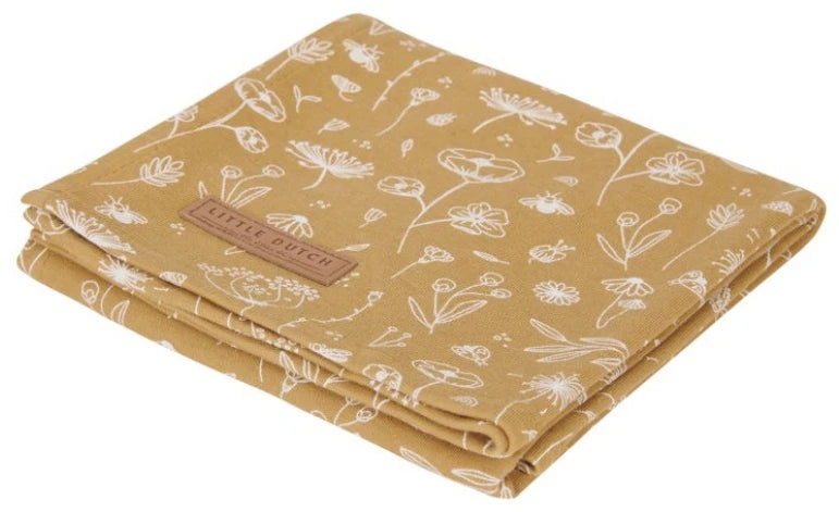 Swaddles 120 x 120 Wild Flowers Ochre / Pure Ochre