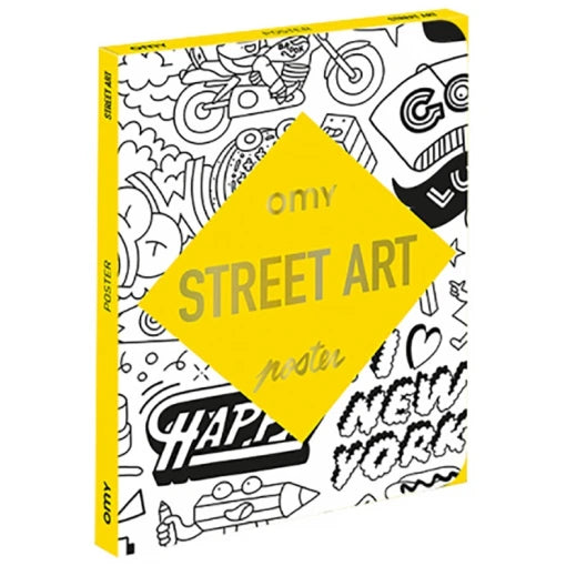 Colouring Poster – Street Art