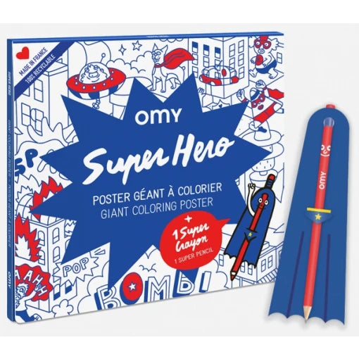 Super Hero Giant Poster