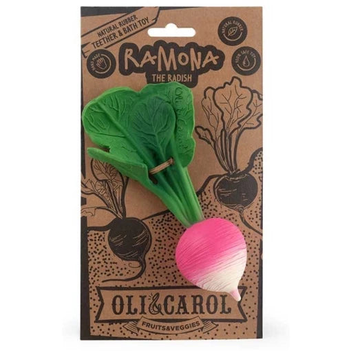 Ramona the Radish teething toy