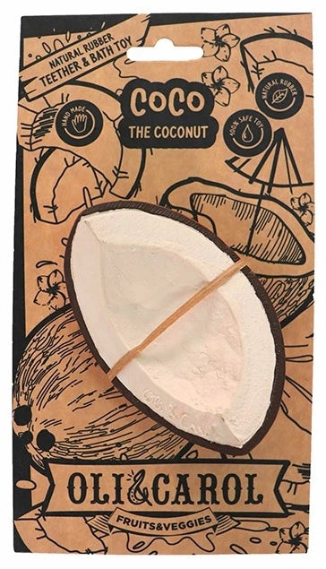 Coco the Coconut teething toy