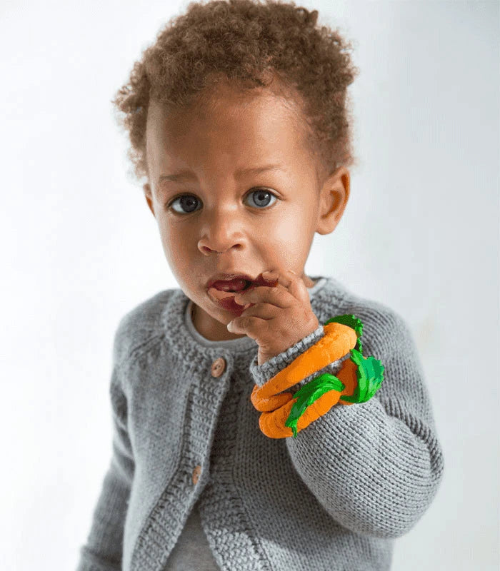 Cathy the Carrot teething toy