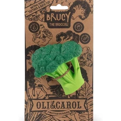 Brucy the Broccoli teething toy