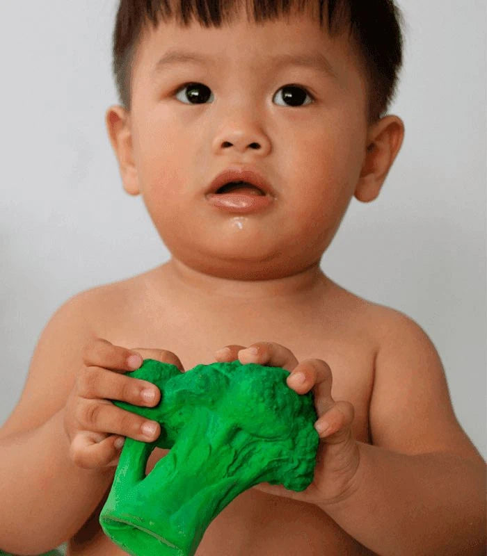 Brucy the Broccoli teething toy