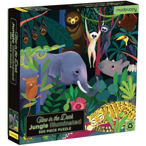 Jungle – Illuminated Glow In The Dark Family Puzzle