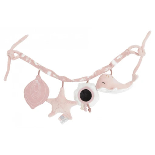 Stroller toy chain Ocean Pink
