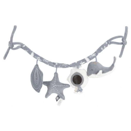 Stroller toy chain Ocean Blue