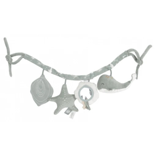 Stroller toy chain Ocean Mint