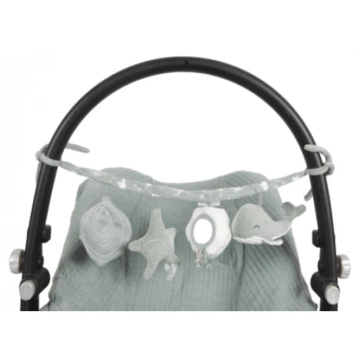 Stroller toy chain Ocean Mint