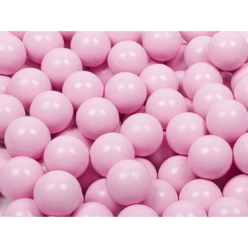Grey Velvet Ball Pit 90×40 | Rainbow Pinks