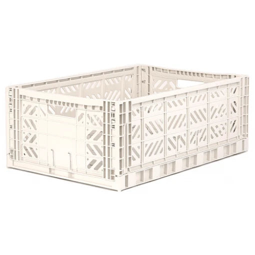 Maxi Folding Crate – Coconut Milk