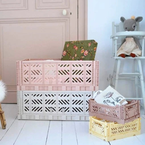 Maxi Folding Crate – Almond Green