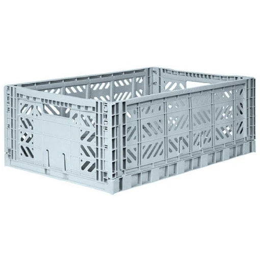 Maxi Folding Crate – Pale Blue