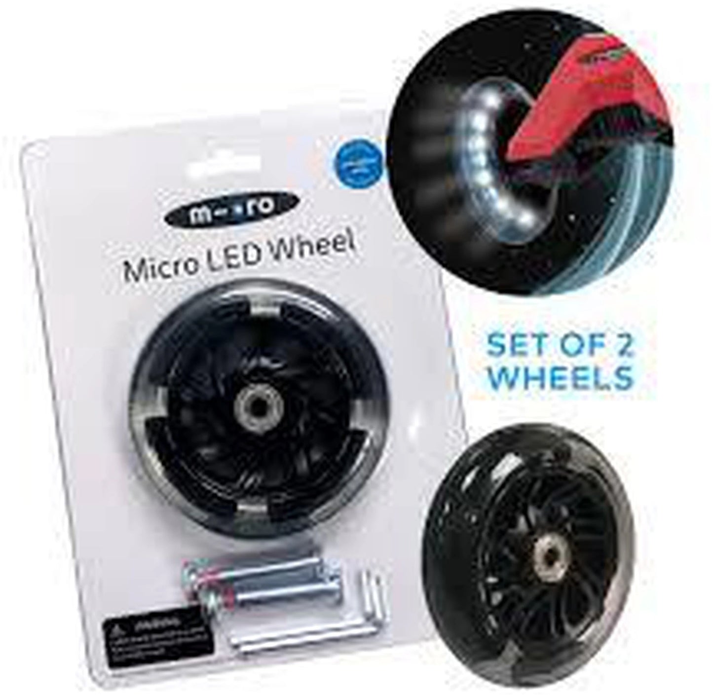 MICRO MAXI LED WHEELS SET – 2 PART