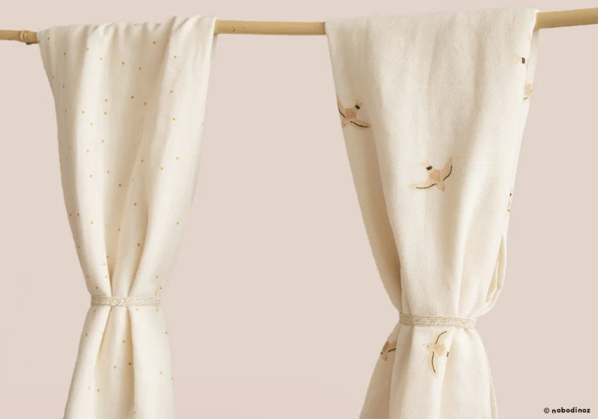 Butterfly swaddle • nude haiku birds natural