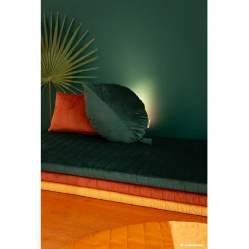 Zanzibar play mattress • velvet jungle green