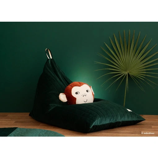Essaouira kid beanbag • velvet jungle green