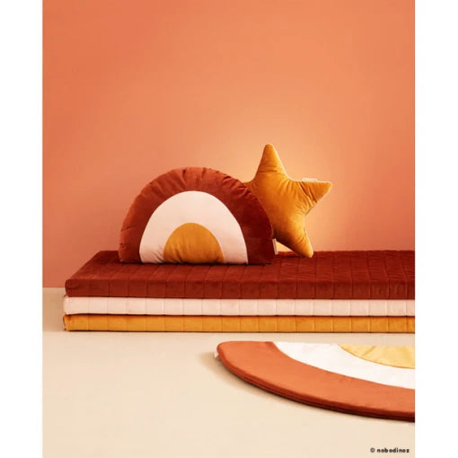 Zanzibar play mattress • velvet wild brown