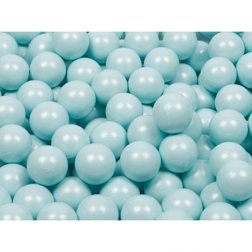 Grey Velvet Ball Pit 90×40 | Rainbow Pinks