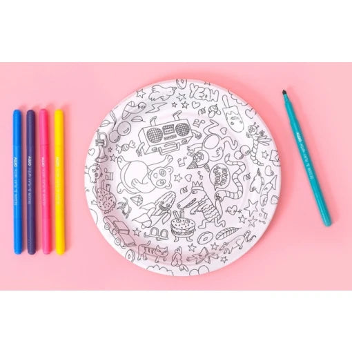 Paper plates – set of 8