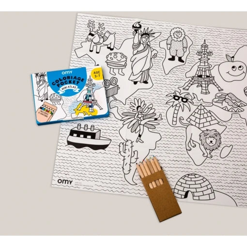 Colouring Pocket – Atlas