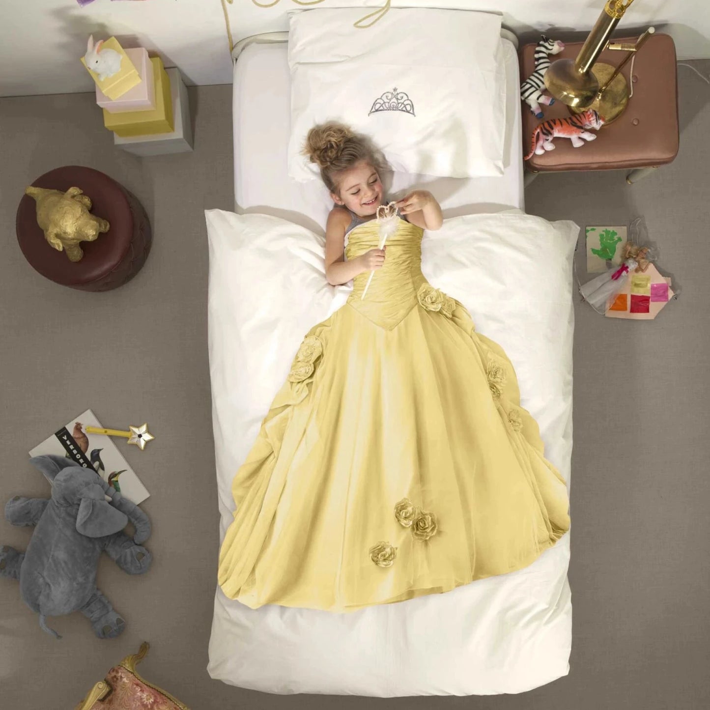 Princess (Yellow) – Organic Bed Linen Set