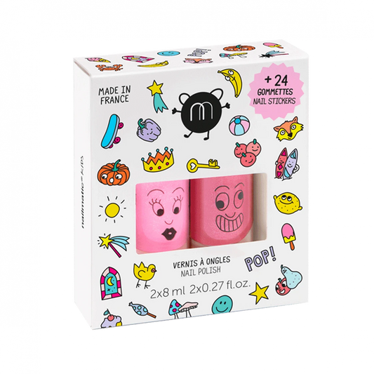POP set – nail polish and stickers