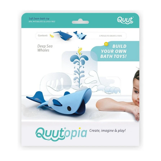 Deep Sea Whales Bath set