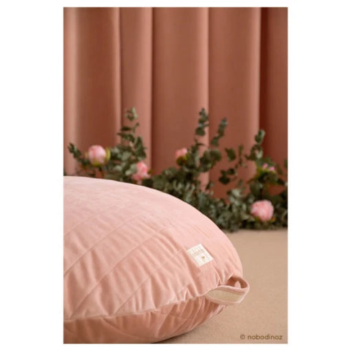 Sahara floor cushion / Bean Bag • velvet bloom pink