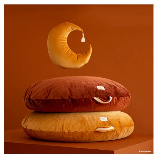 Sahara floor cushion / Bean Bag • velvet wild brown