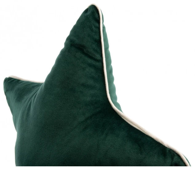 Aristote cushion • velvet jungle green